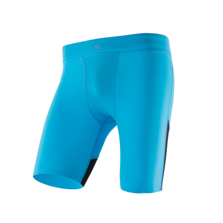 ZEROPOINT ATHLETIC COMPRESSION SHORTS MENS NORDIC BLUE AND BLACK