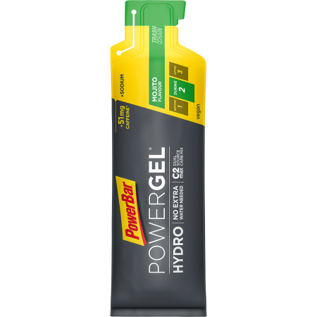 POWERBAR POWERGEL HYDRO - BOX OF 24 x 67ml Gels (No need to take with additional water) - BUY 2 GET 1 FREE!