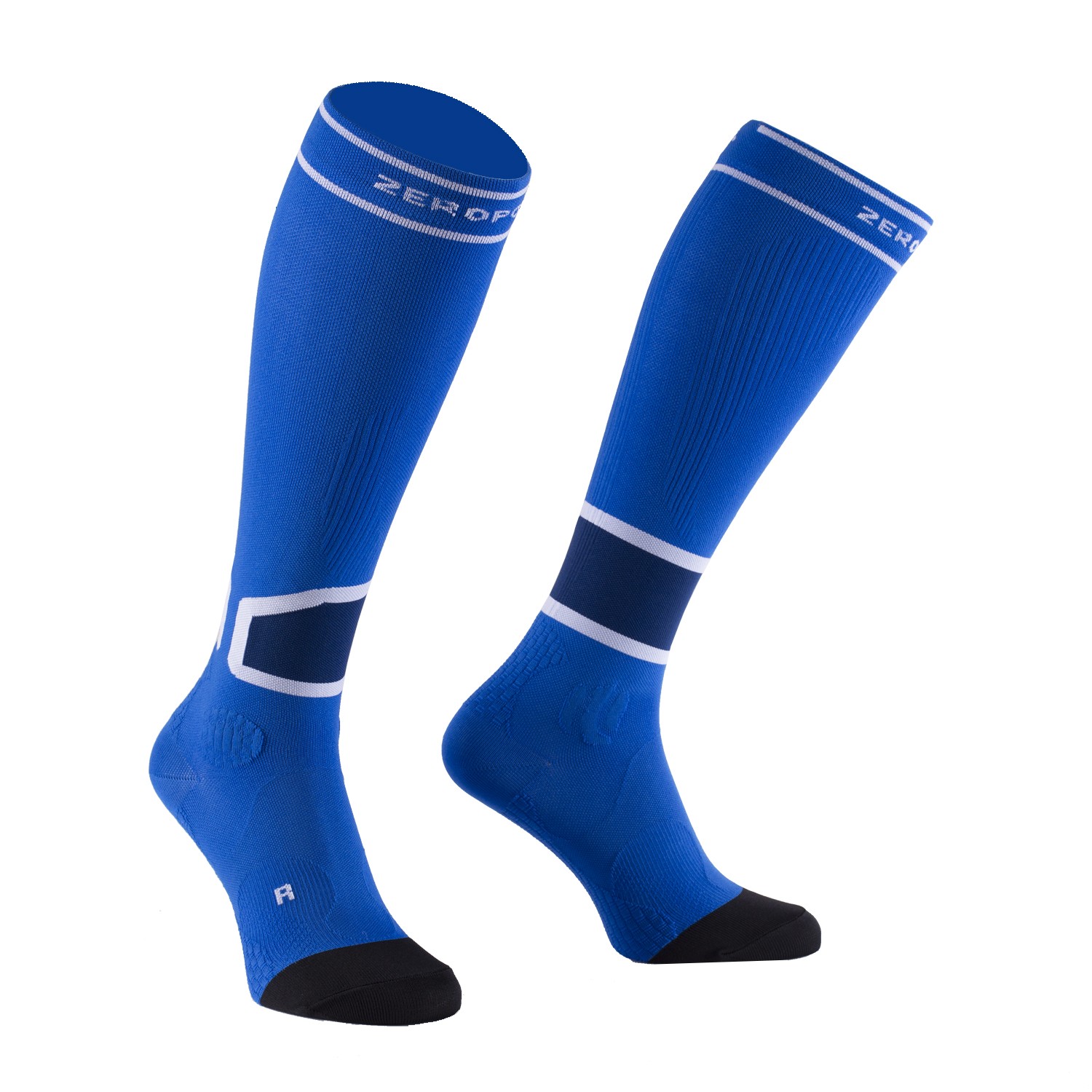 INTENSE 2.0 COMPRESSION SOCK BLUE AND WHITE - Harris Active Sports B2B ...