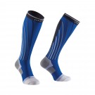 PRO RACING COMPRESSION SOCKS BLUE AND GREY